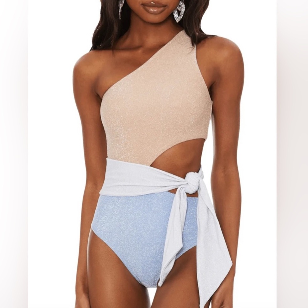 Beach Riot Carlie Bathing suit in Frost